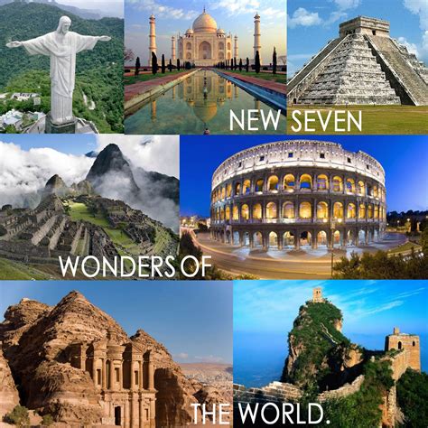 The Seven Wonders of the Modern World - Quiz. 1) It is more than 20.000 km long. It was built the Ming Dynasty. a) The Taj Mahal b) The Great Wall c) The Colosseum 2) It is in Jordan. It is a rock city. a) Taj Mahal b) Machu Picchu c) Petra 3) It is a Religious statue. It is in Brazil.. 