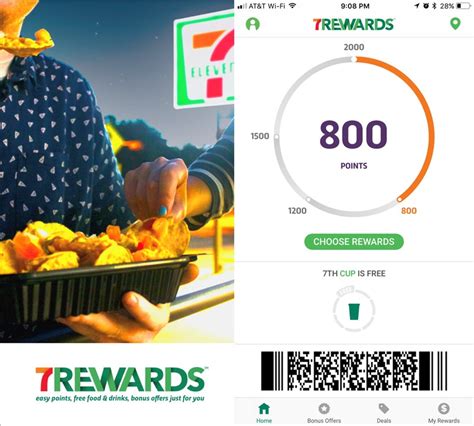 Get the 7-Eleven app. Reap the rewards. 7-Eleven Rewards has exclusive deals that earn you points on nearly every dollar you spend. Redeem points for free snacks and goodies, get a FREE Slurpee® during our birthday month, boost your savings with Bonus Points, play AR games for additional ways to earn and start a points streak when you purchase .... 