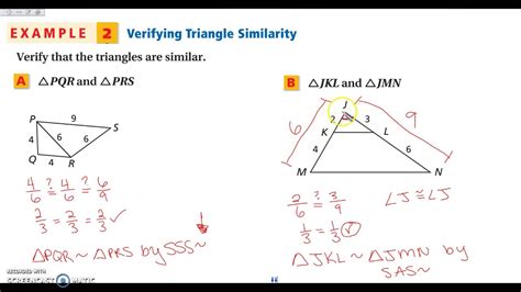 Read 7 3 Triangle Similarity Aa Sss Sas 