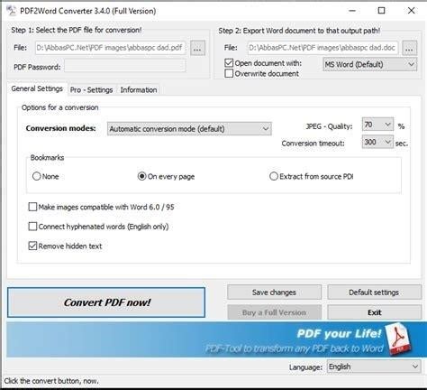 7-PDF PDF2Word Converter 3.4.0.174 with Crack