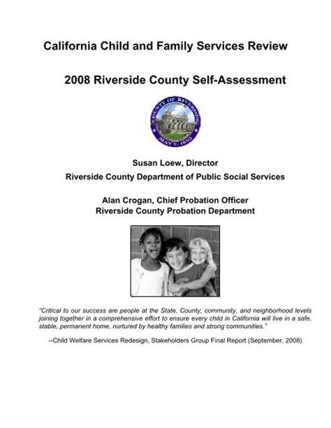 7-page report on Riverside Children