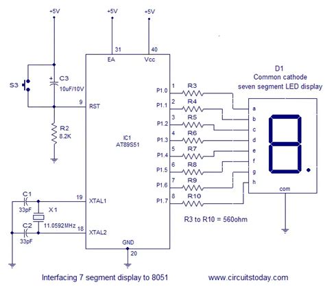 Read 7 Segment Display Interfacing With 8051 