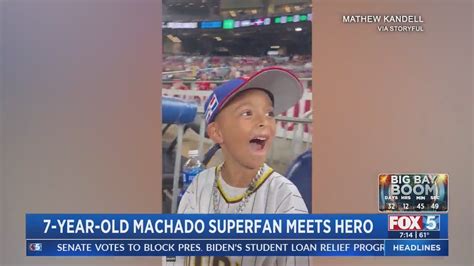 7-year-old Manny Machado superfan meets his hero
