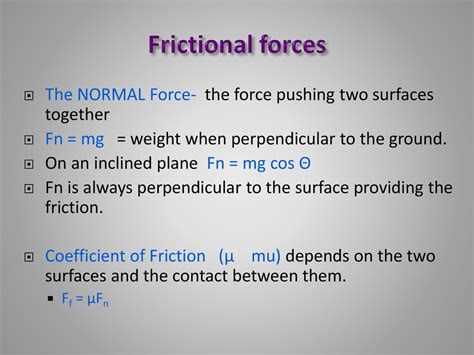 7.1. Concepts: Force of Friction and Normal Force; Free Body Diagrams - wintechmobiles.com