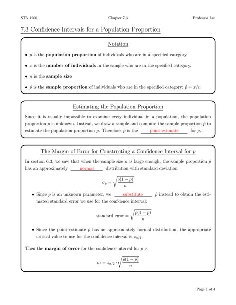 7.4 Confidence Intervals for a Population Proportion - wintechmobiles.com