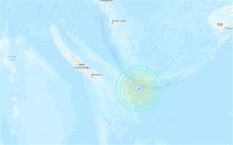 7.7 magnitude earthquake in far Pacific creates small tsunami threat for Vanuatu, other islands