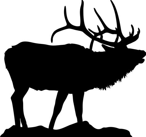 70+ Silhouette Of Cow Elk Illustrations, Royalty-Free …