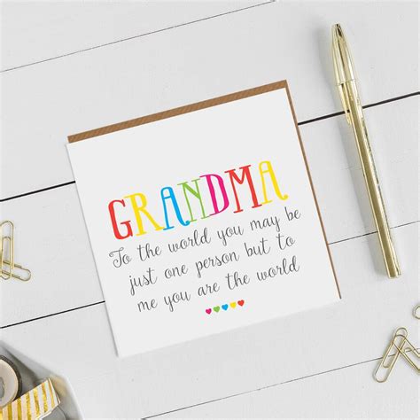 70 Ideas for What to Write in Cards to Grandma