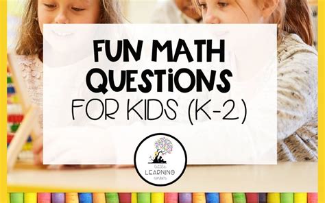 70 Fun Math Questions For Kids K 2 Math Questions For Kindergarten - Math Questions For Kindergarten