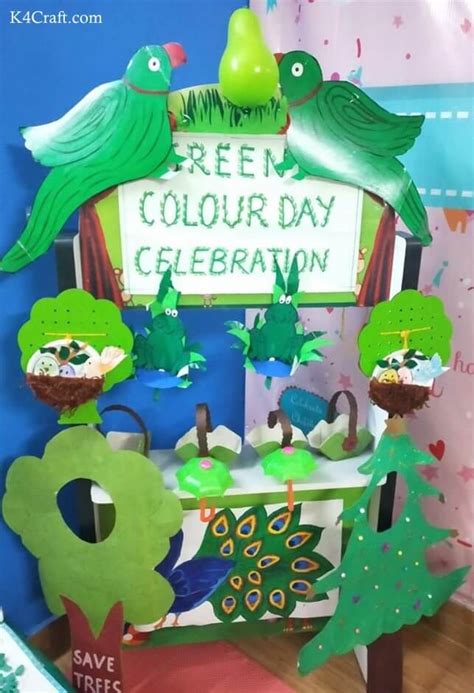 70 Green Colour Day Craft Ideas For Kids Green Colour Activity For Nursery - Green Colour Activity For Nursery