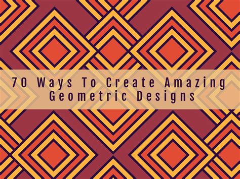 70 Ways To Create Amazing Geometric Designs Medium Making Pictures With Geometric Shapes - Making Pictures With Geometric Shapes