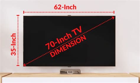 70-Inch TV Dimensions for All Brands [mm, cm, inches, & feet]