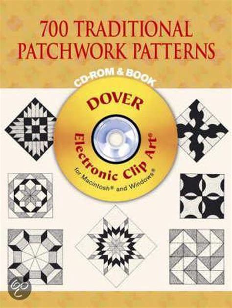 700 Traditional Patchwork Patterns Cd Rom Book