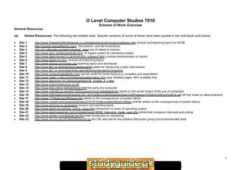 Full Download 7010 Computer Studies Free Exam Papers 