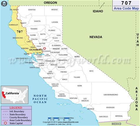 707 california area code