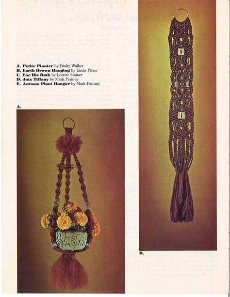 70s Macrame Pattern Book - Etsy - raincitystudios.com