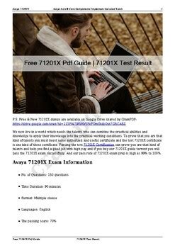 71201X PDF Testsoftware