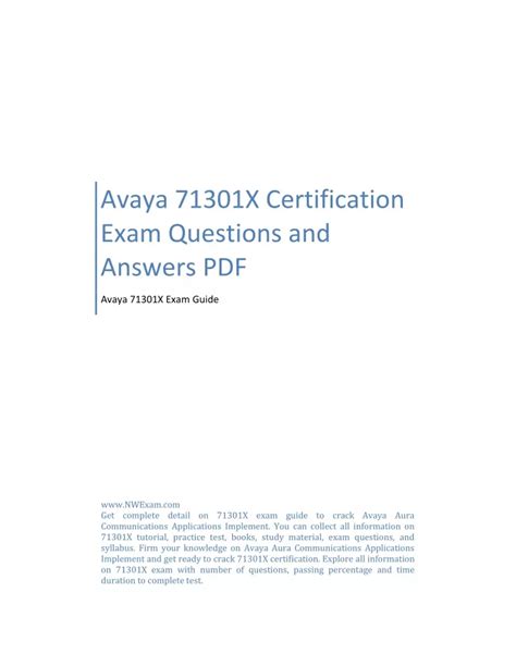 71301X Latest Exam Practice