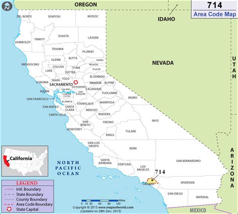 714 area code california