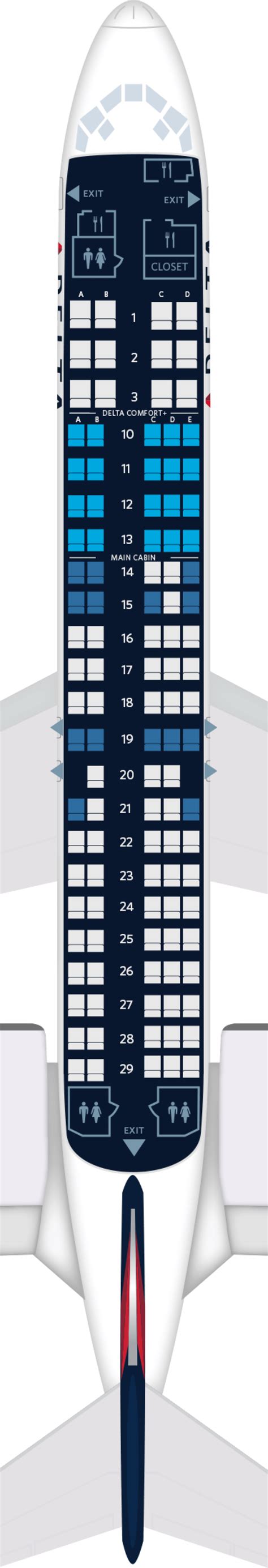 Detailed seat map Qantas Airways Boeing B717 20