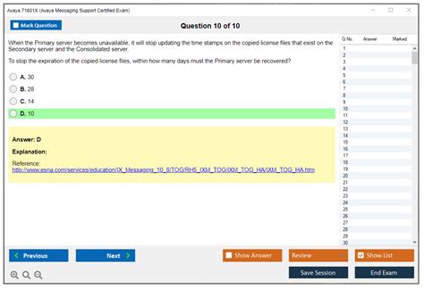 71801X Testantworten