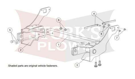 7185 Fisher Plow Mount 2007-18 Toyota Tundra