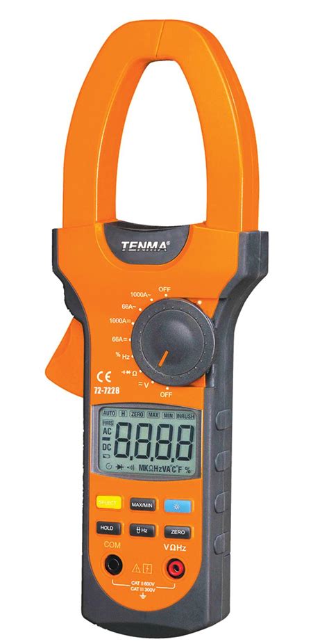 72-7228 - Tenma - Clamp Meter, Auto, True RMS - Newark