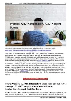 72301X PDF Testsoftware