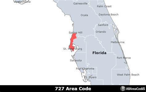 727 area code florida
