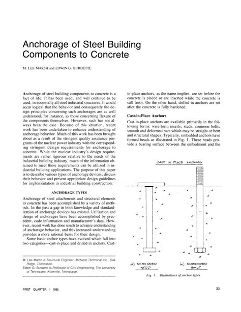 72748715 Anchorage of Steel Building Components to Concrete 1