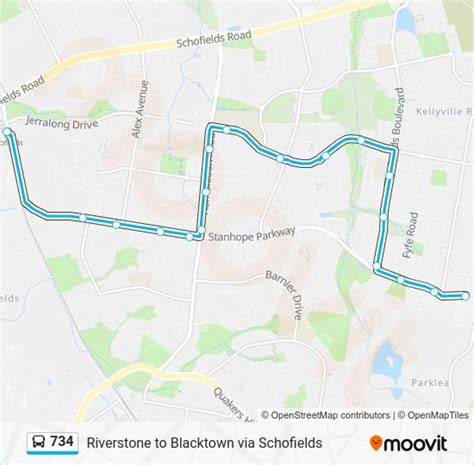 734 Bus Timetable