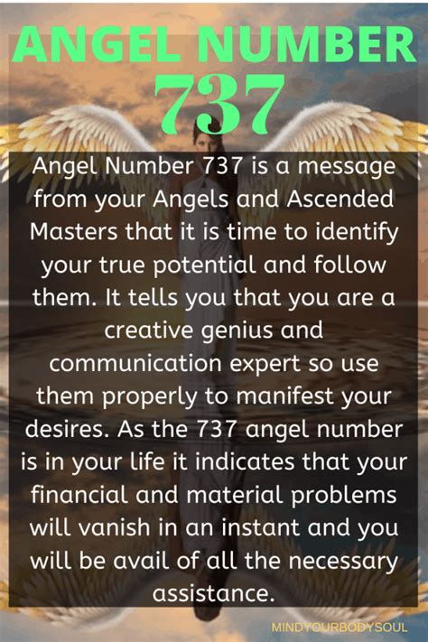 Angel Number 737 Twin Flame Meaning. Every single person has their own twin flame, but finding them in a world as vast as ours can be difficult. Listen to your soul. Dig deep and unearth the connection you have with your twin flame. ... Angel Number 737 Twin Flame Message. Your twin flame message prioritizes love. Not love …. 