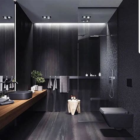 75 Modern Black Bathroom Ideas You