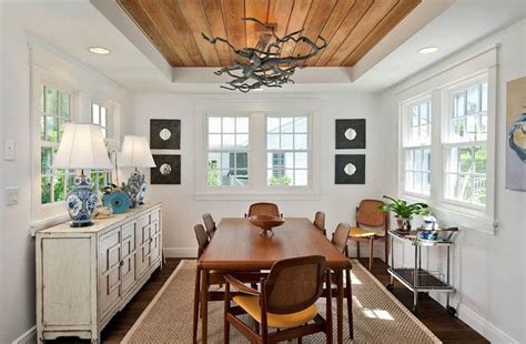 75 Shiplap Ceiling Dining Room Ideas You