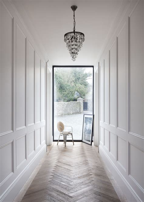 75 White Wainscoting Hallway Ideas You