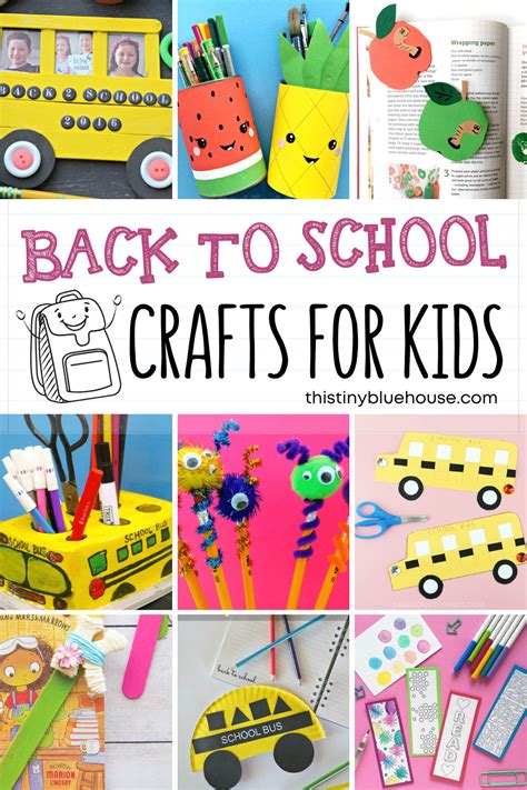 75 Best Adorable Back To School Crafts For Back To School Kindergarten - Back To School Kindergarten