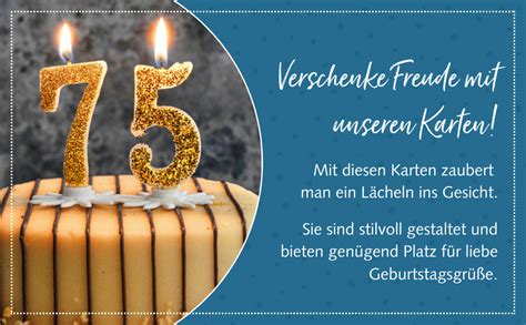 75 Geburtstag Mann