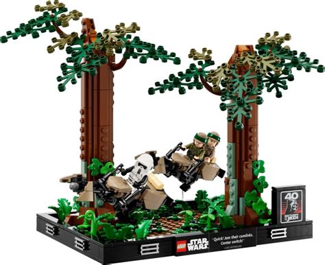 75353: Endor Speeder Chase Diorama - brickset.com