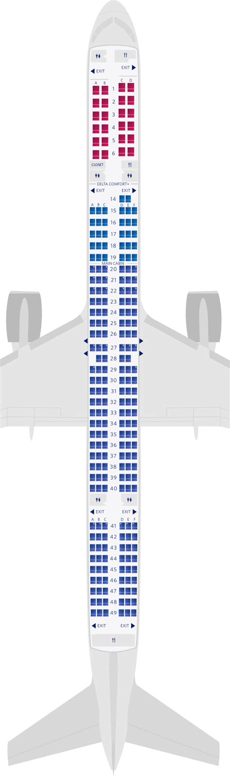 757-300 seat map delta. Nov 20, 2012 · These dual aisle planes are generally used for long-haul and trans-oceanic flights. This plane has a cruise speed of 535mph, a range of 3740miles and a capacity of 252 passengers. There is a video facility on this plane. Delta provide EmPower power ports on B777, B737-800, and B767-400 aircraft in BusinessElite and all classes of service. 