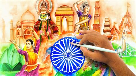 75th Independence Day Drawing Independence Day Drawing For Independence Day Drawing For Kids Easy - Independence Day Drawing For Kids Easy