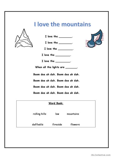 77 Mountain English Esl Worksheets Pdf Amp Doc The Last Mountain Worksheet - The Last Mountain Worksheet