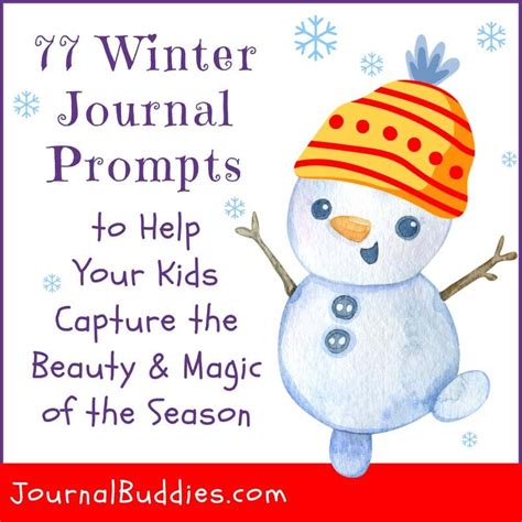 77 Wonderful Winter Journal Prompts Journalbuddies Com Winter Writing Prompts Elementary - Winter Writing Prompts Elementary