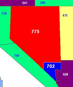 775 area code nevada