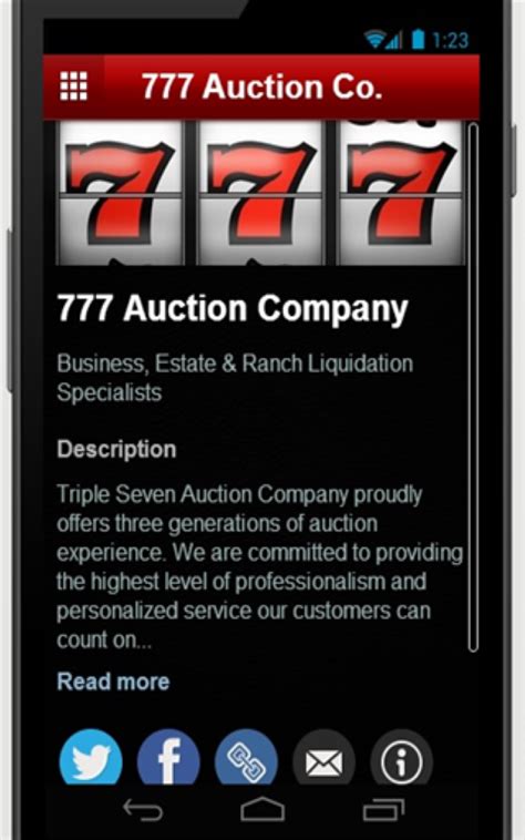 777 auctions. This auction will begin closing on February 17 th at 7pm! Each lot will close every 10 seconds starting with lot #1. ... If items are not paid for by the following business day after the auction 777 Auction Company is given permission to charge the credit card on file which was provided to us to complete the transaction. 