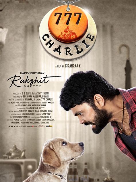 777 charlie. 777 Charlie (2022), Adventure Comedy Drama released in Kannada Malayalam Telugu Hindi Tamil language in theatre near you. Know about Film reviews, lead cast & crew, photos & video gallery on BookMyShow. 