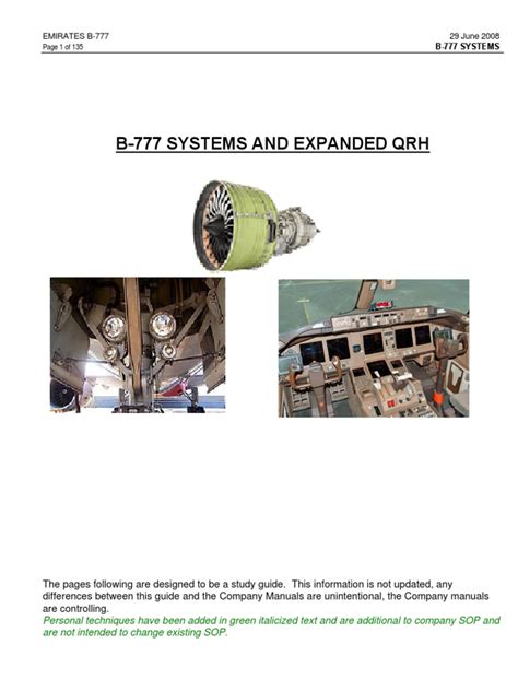 777 Systems Study Guide