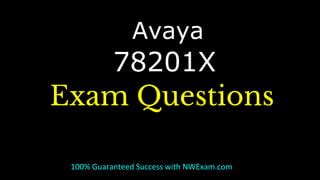 78201X Exam