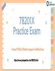 78201X Examengine