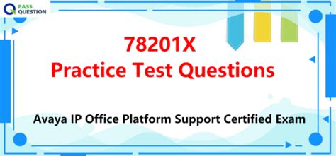 78201X Test Question