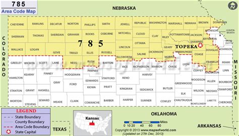785 area code kansas